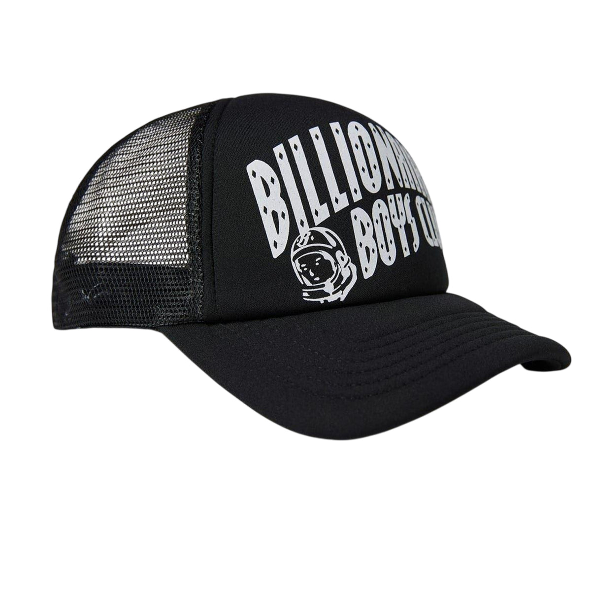 Black-White Print - Side - Billionaire Boys Club Mens Trucker Cap