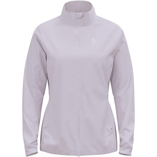 Lilac - Front - Odlo Womens-Ladies Brensholmen High-Neck Soft Shell Jacket