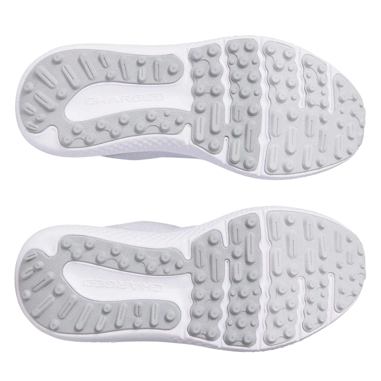 Halo Grey - Lifestyle - Under Armour Mens Leather Low Cut Golf Trainers