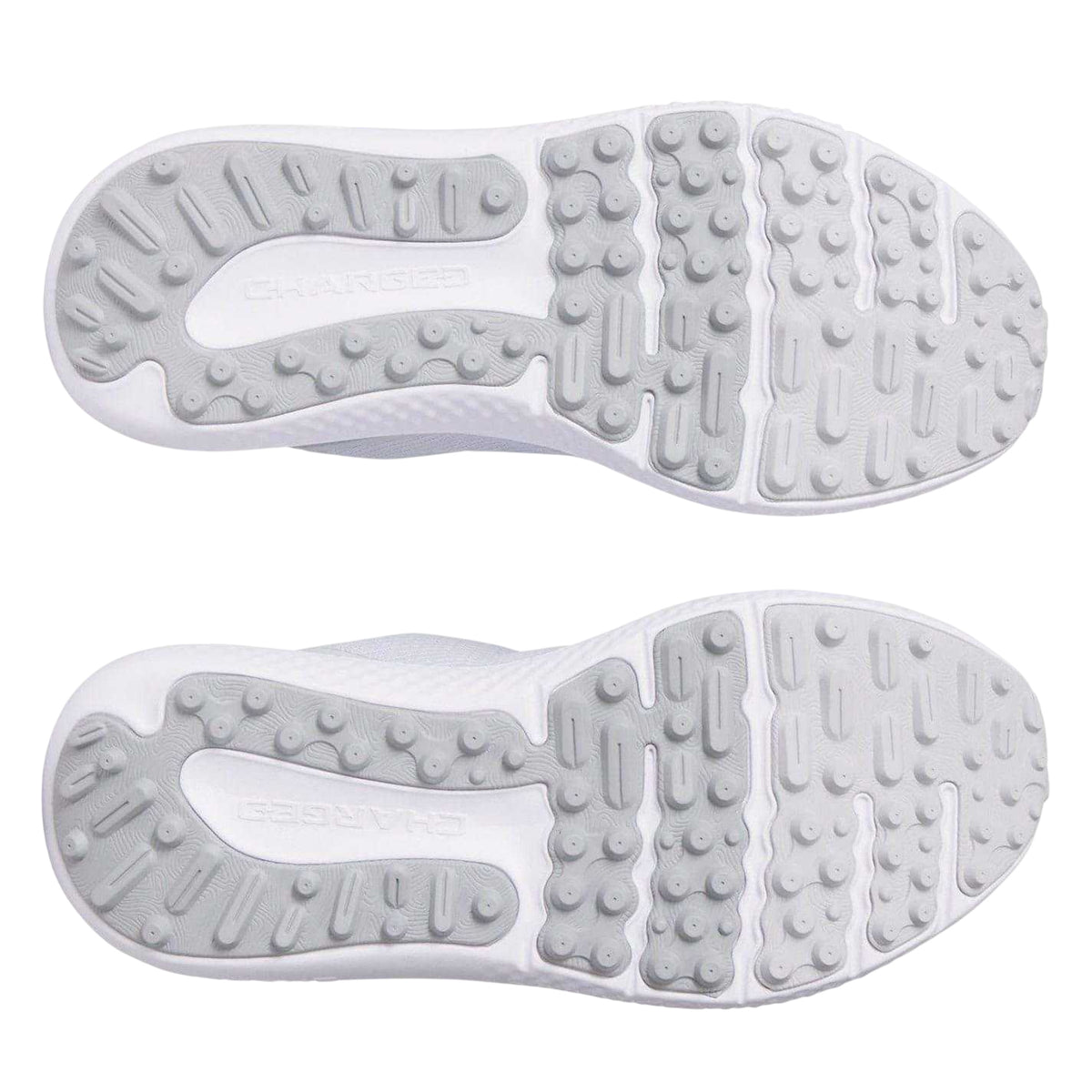 Halo Grey - Lifestyle - Under Armour Mens Leather Low Cut Golf Trainers