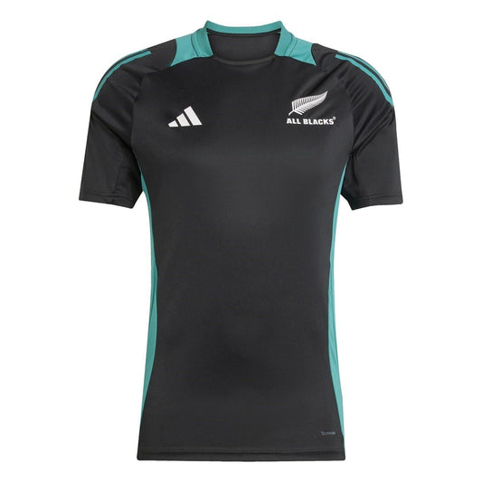 Black - Front - Adidas Mens New Zealand All Blacks Performance T-Shirt