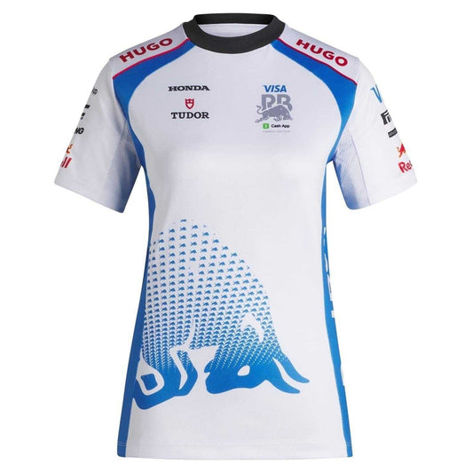 White - Front - Hugo Boss Womens-Ladies F1 2025 Red Bull Polyester T-Shirt