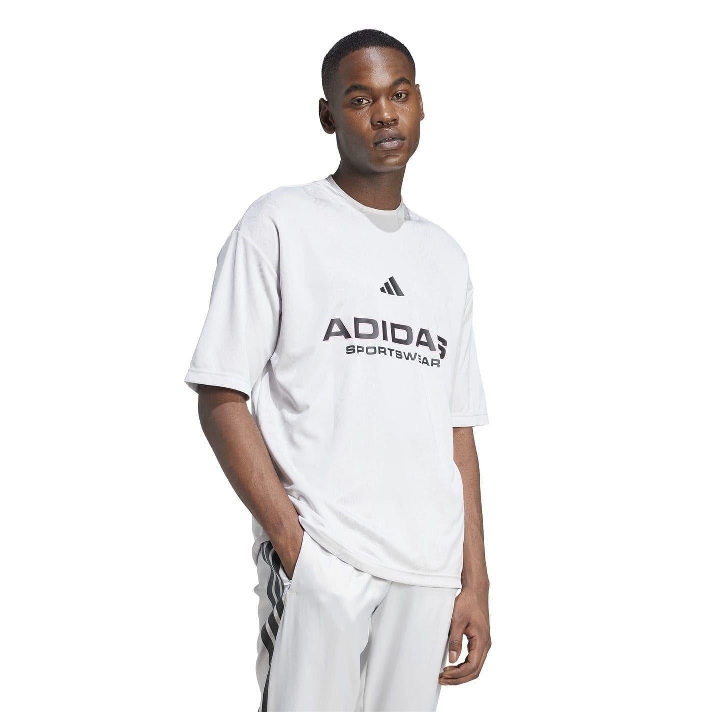 Grey-Black - Pack Shot - Adidas Womens-Ladies Common Goal T-Shirt