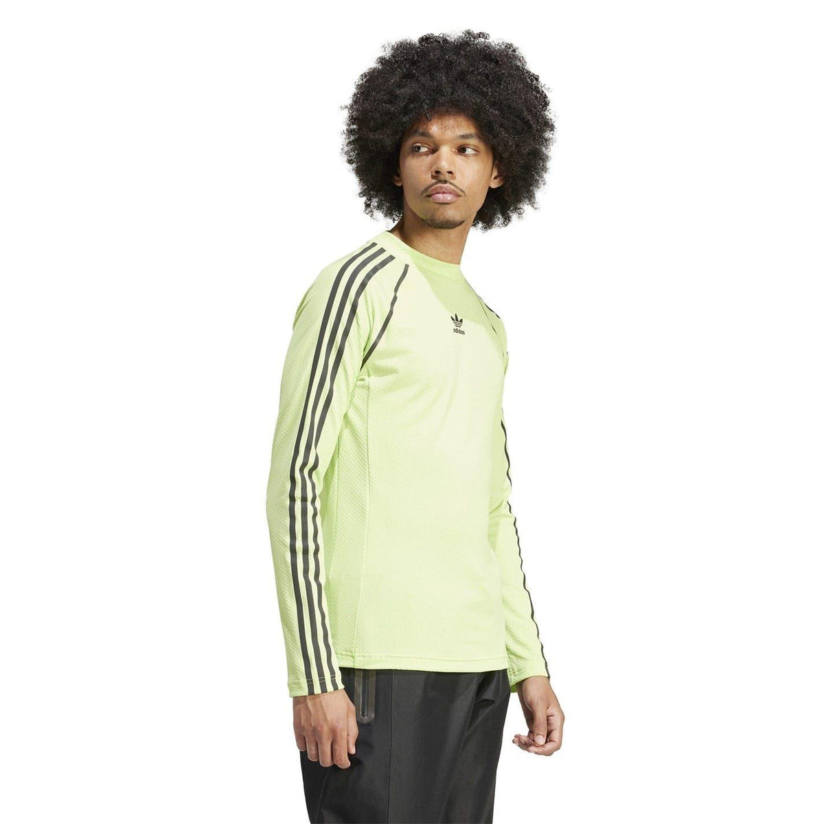 Green - Pack Shot - Adidas Mens Compression Raglan T-Shirt