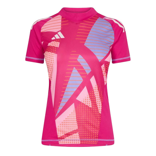 Magenta - Front - Adidas Womens-Ladies Tiro 24 Pro T-Shirt