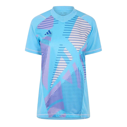 Blue Burst - Front - Adidas Womens-Ladies Tiro 24 T-Shirt