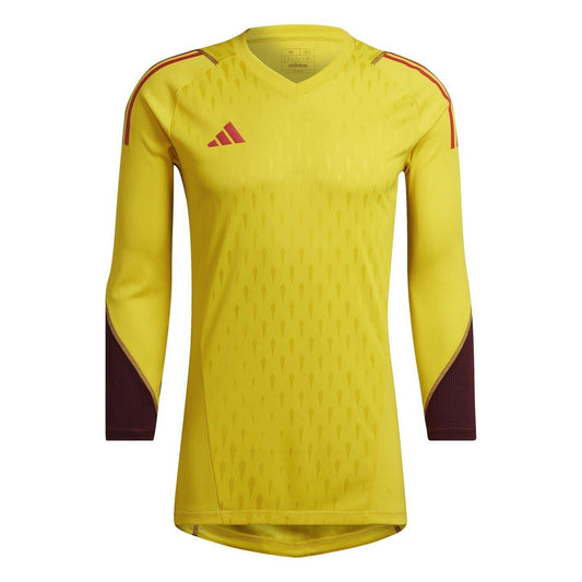Yellow - Front - Adidas Unisex Adult Tiro 23 Pro 3-4 Sleeve Goalkeeper Jersey