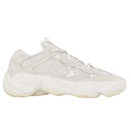 White - Front - Yeezy Unisex Adult 500 Leather Trainers