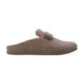 Grey - Front - Fit Flop Womens-Ladies Chrissie II Haus E01 Bow Felt Slippers