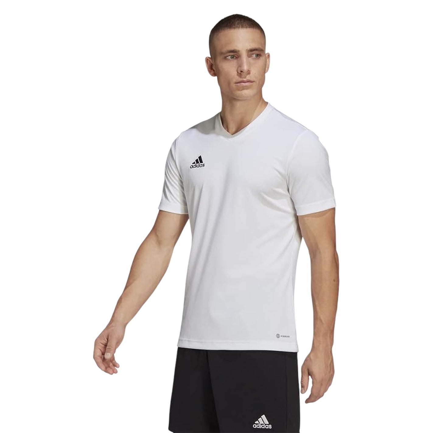 White - Side - Adidas Unisex Adult Entrada 22 T-Shirt