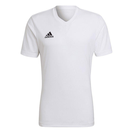 White - Front - Adidas Unisex Adult Entrada 22 T-Shirt