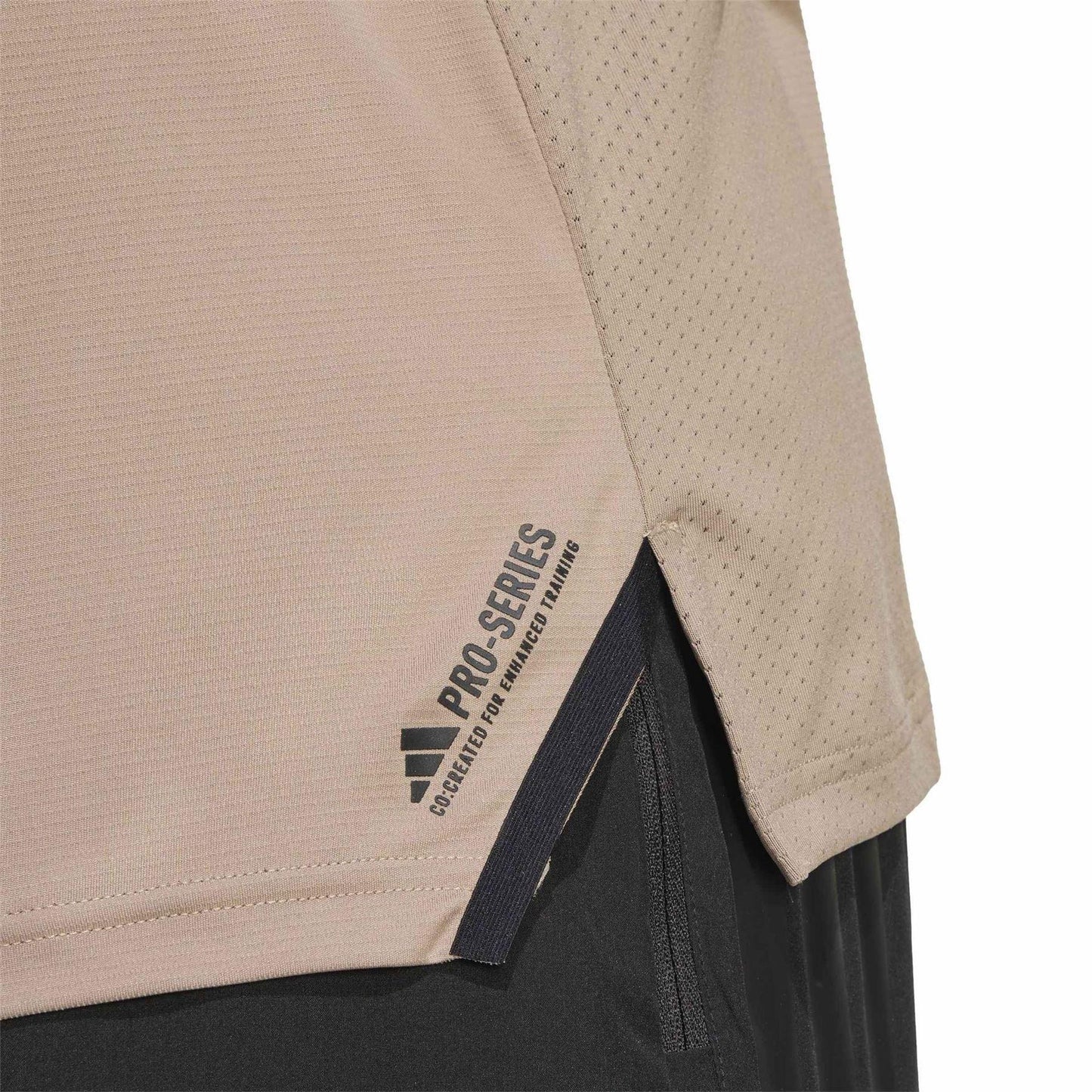 Brown - Pack Shot - Adidas Mens Designed For Training T-Shirt