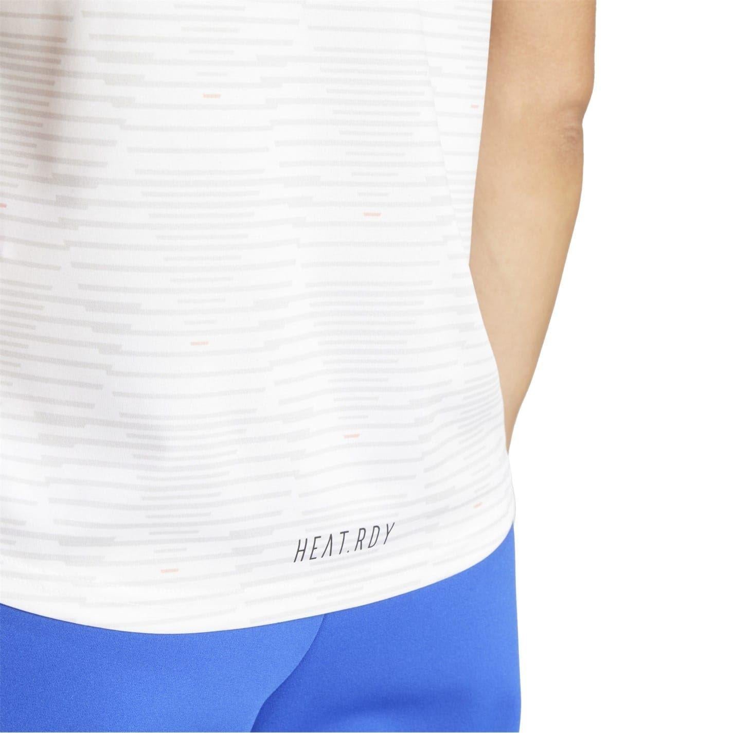 White - Pack Shot - Adidas Womens-Ladies France T-Shirt