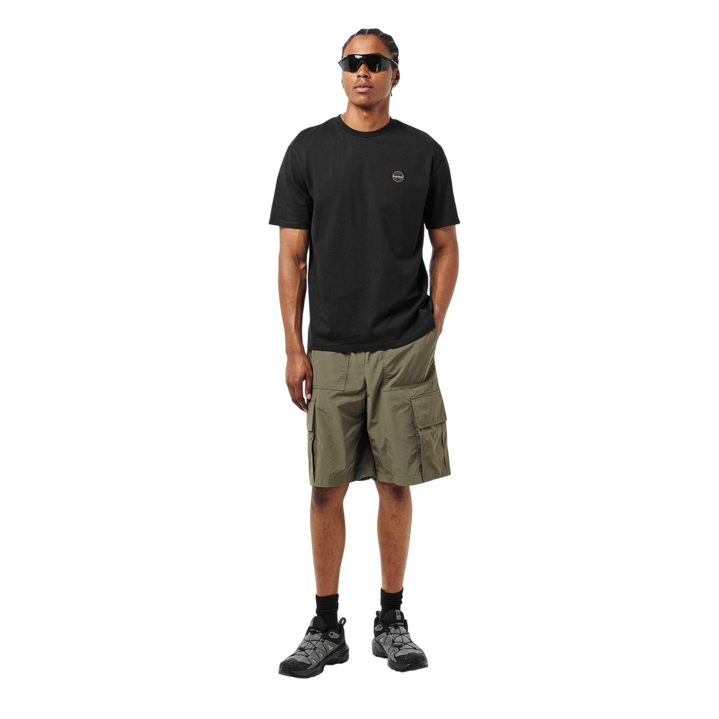 Black - Lifestyle - Hugo Mens Cotton Jersey T-Shirt