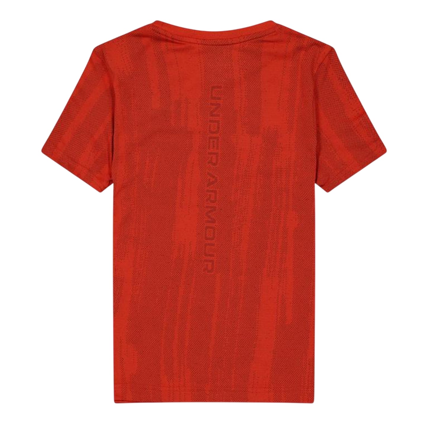 Orange - Back - Under Armour Childrens-Kids Abstract Logo T-Shirt