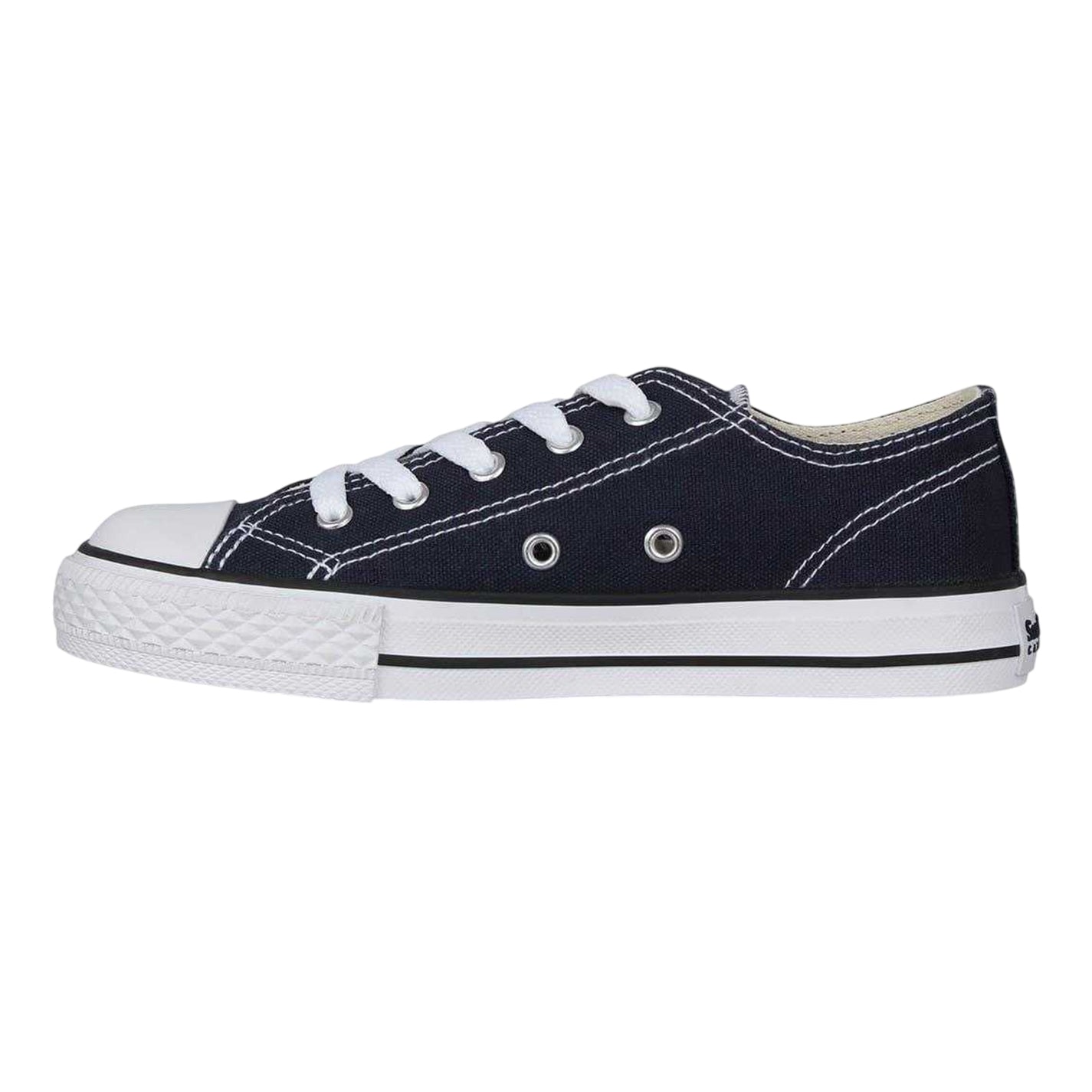 Pink - Close up - SoulCal Childrens-Kids Classic Canvas Trainers