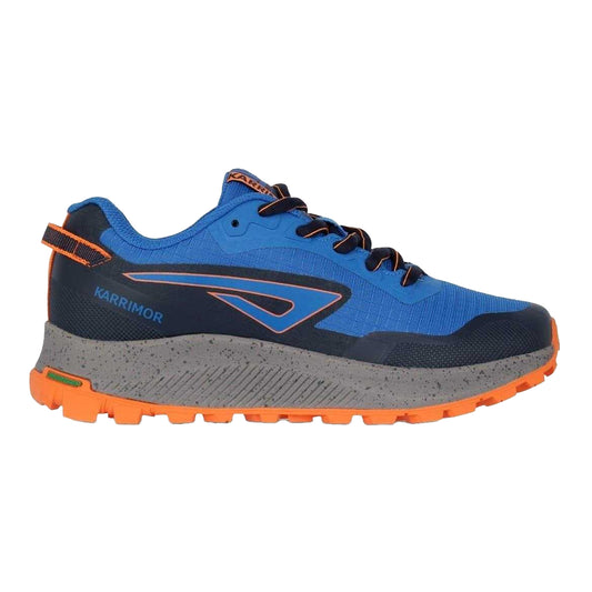 Blue-Orange - Front - Karrimor Boys Tempo Trail Trainers
