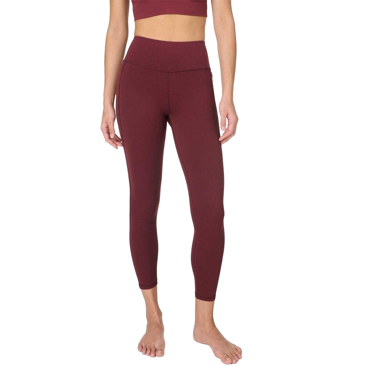 Garnet Red - Lifestyle - Sweaty Betty Womens-Ladies Ultimate Studio 3-4 Length Leggings