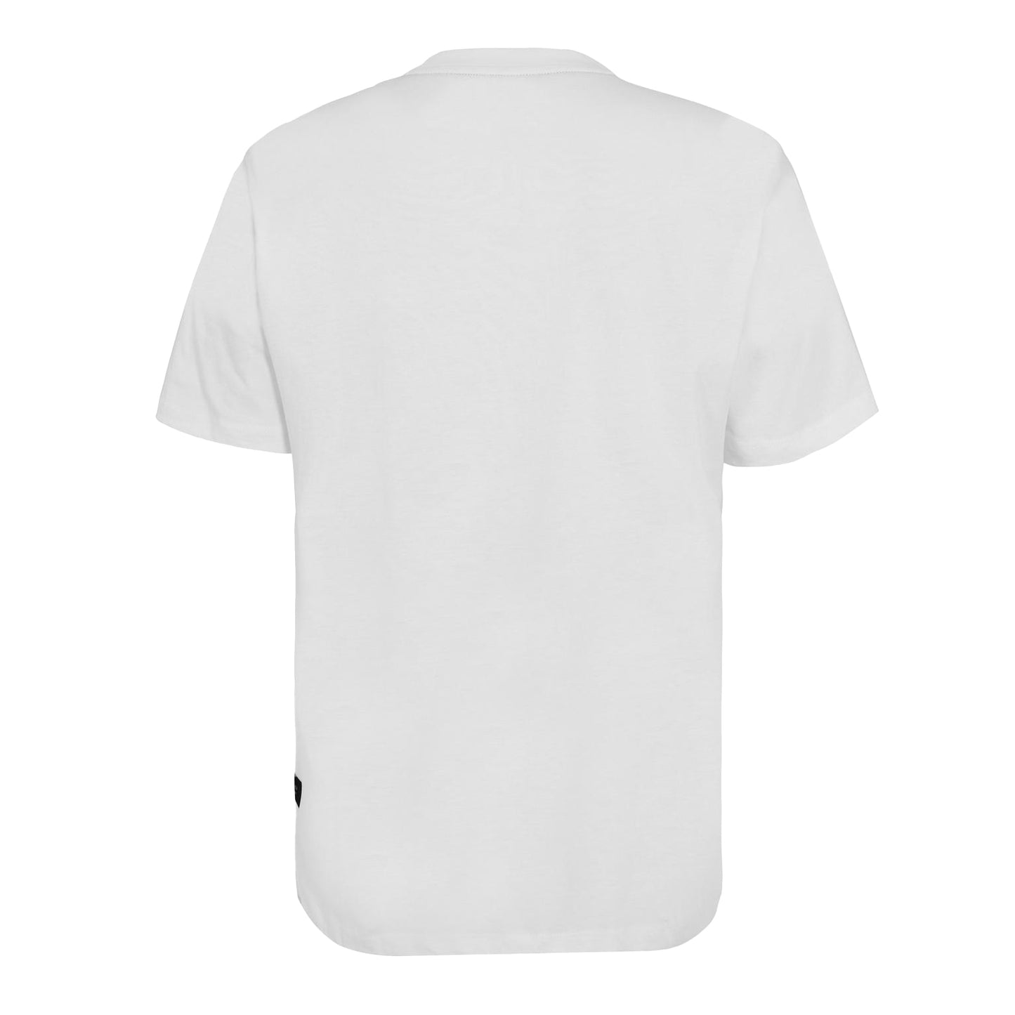 White - Back - Replay Mens Tonal Logo Jersey Crew Neck T-Shirt