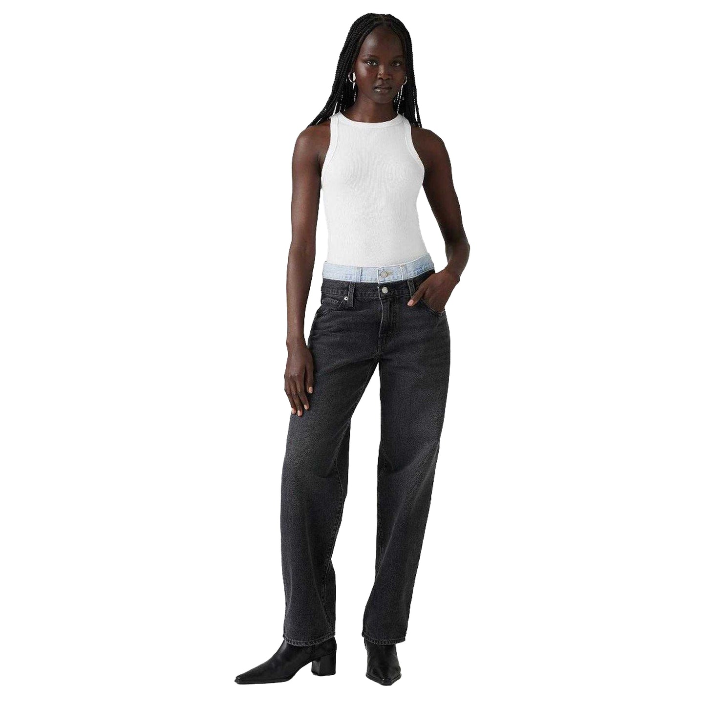 Layer Cake - Lifestyle - Levis Womens-Ladies 94 Denim High Rise Baggy Jeans