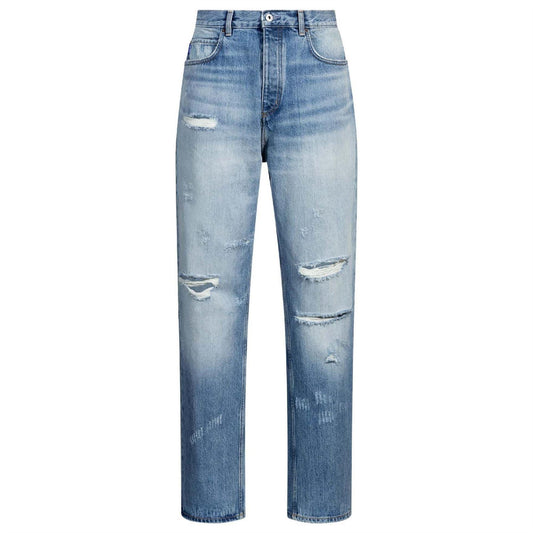 Blue - Front - Hugo Mens Baggy Jeans