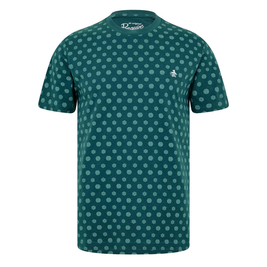 June Bug - Front - Original Penguin Mens Geometric Crew Neck T-Shirt
