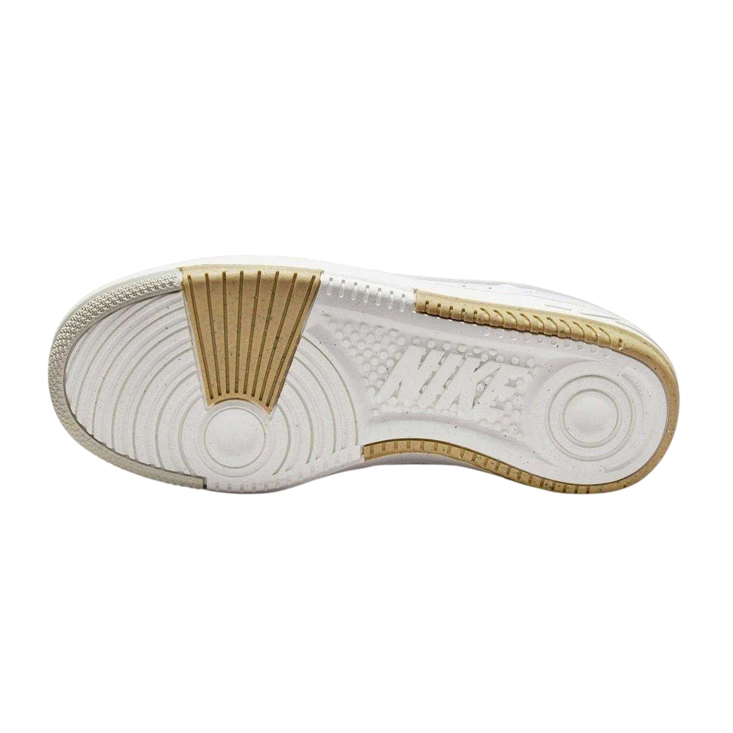 White-Off White - Lifestyle - Nike Womens-Ladies Gamma Force Leather Platform Trainers