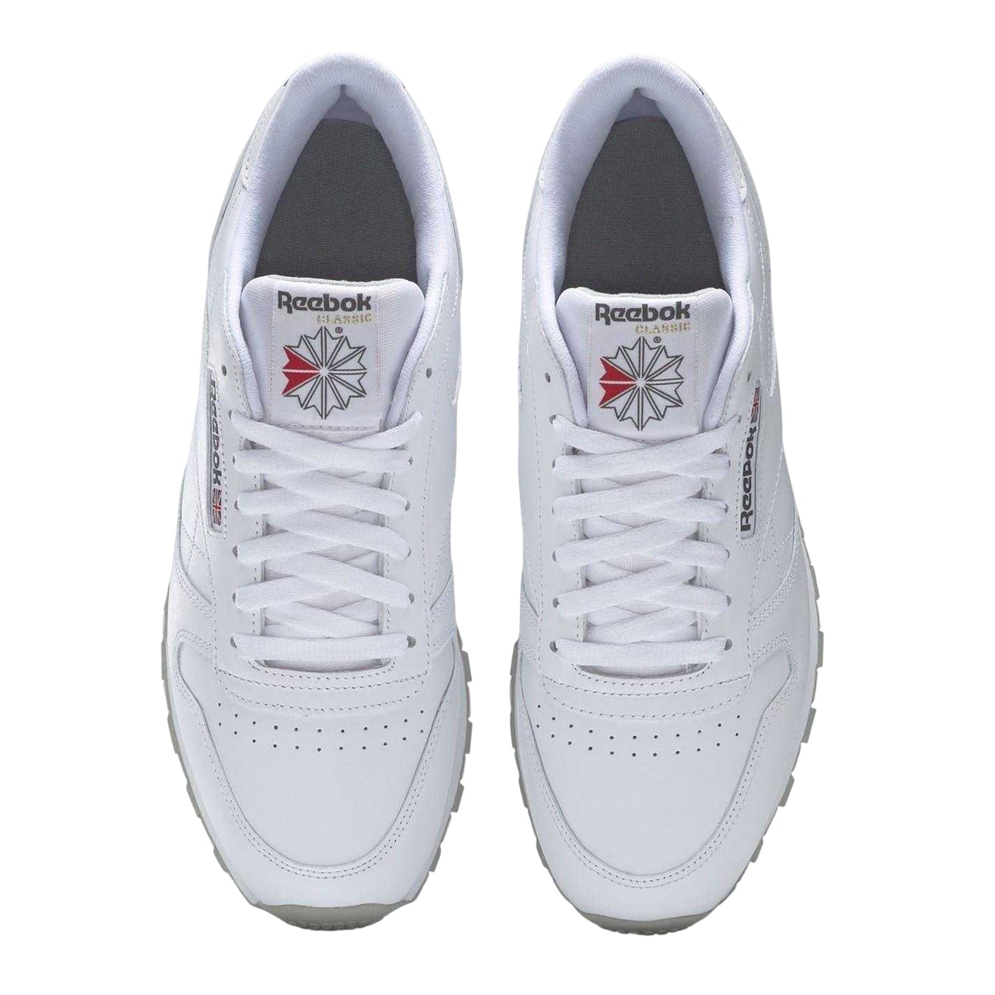 White - Lifestyle - Reebok Mens Classic Leather Trainers
