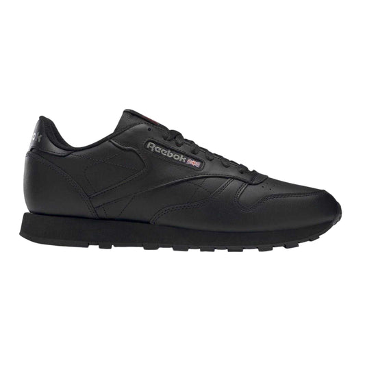Black - Front - Reebok Mens Classic Leather Trainers
