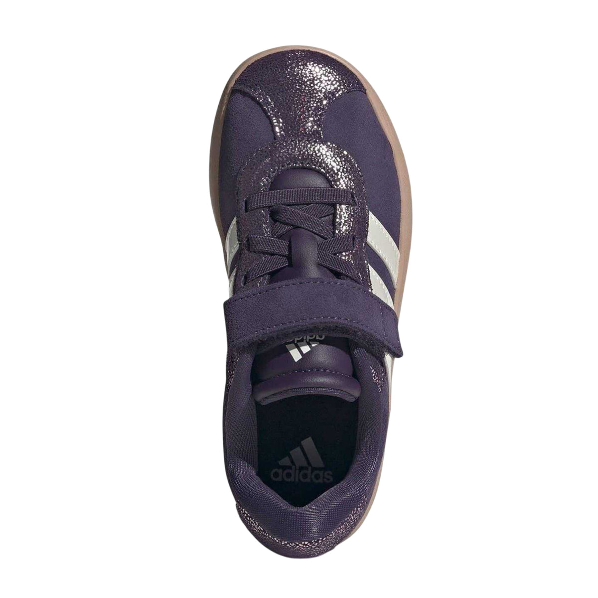 Plum - Lifestyle - Adidas Childrens-Kids VL Court 3.0 Suede Trainers