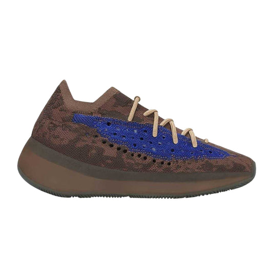Azure - Front - Yeezy Childrens-Kids Boost 380 Trainers
