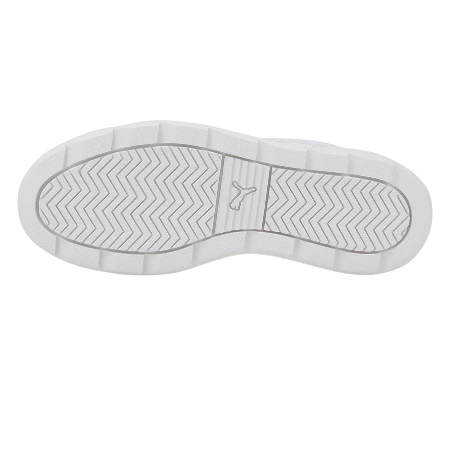 White - Lifestyle - Puma Womens-Ladies Karmen Leather Trainers