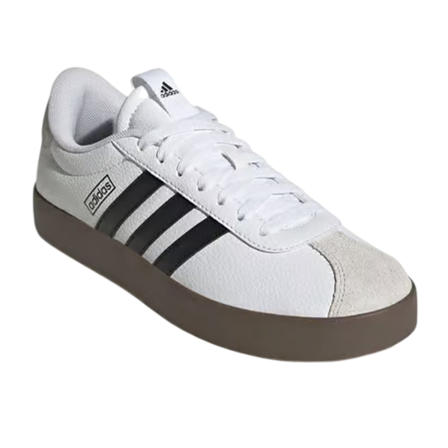 White-Black-Dark Grey-Dark Red - Lifestyle - Adidas Mens VL Court 3.0 Retro Suede Shoes