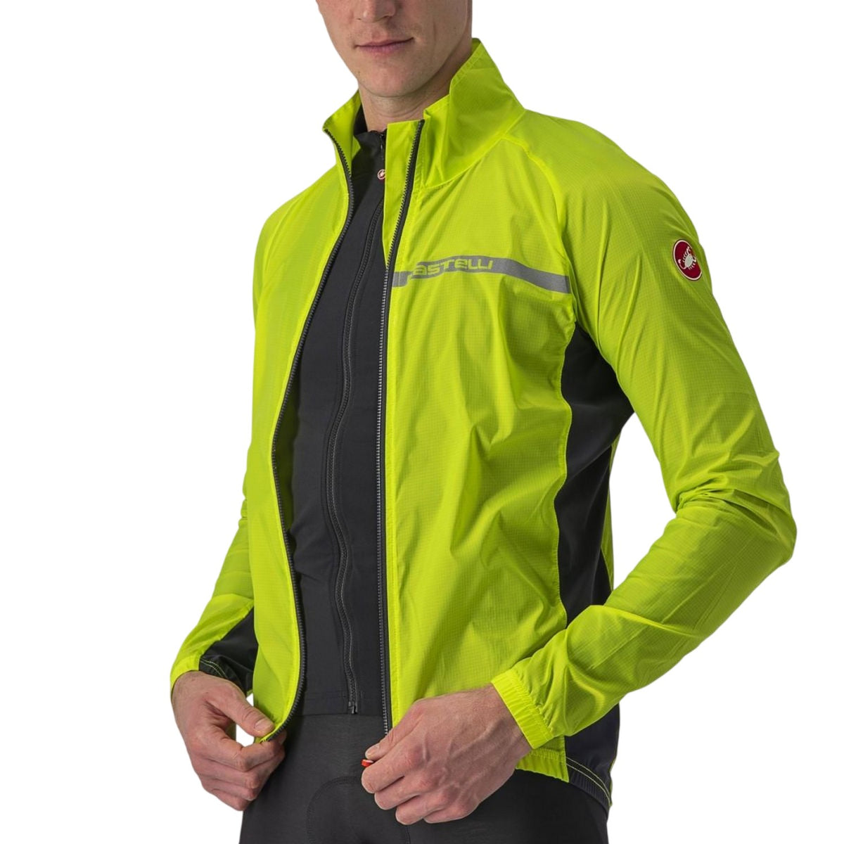 Lime - Lifestyle - Castelli Mens Squadra Cycling Jacket