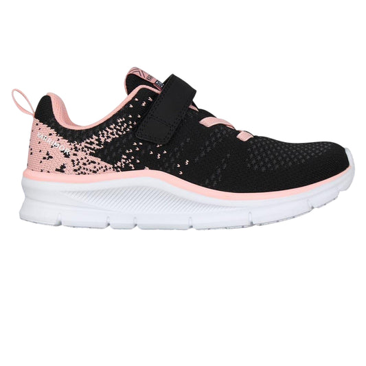 Black-Pink - Front - Karrimor Girls Duma 6 Flat Shoes
