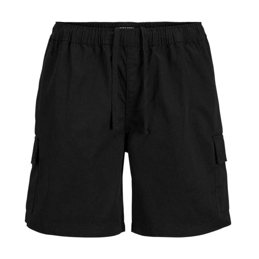 Black - Front - Jack And Jones Mens Bill Cargo Shorts