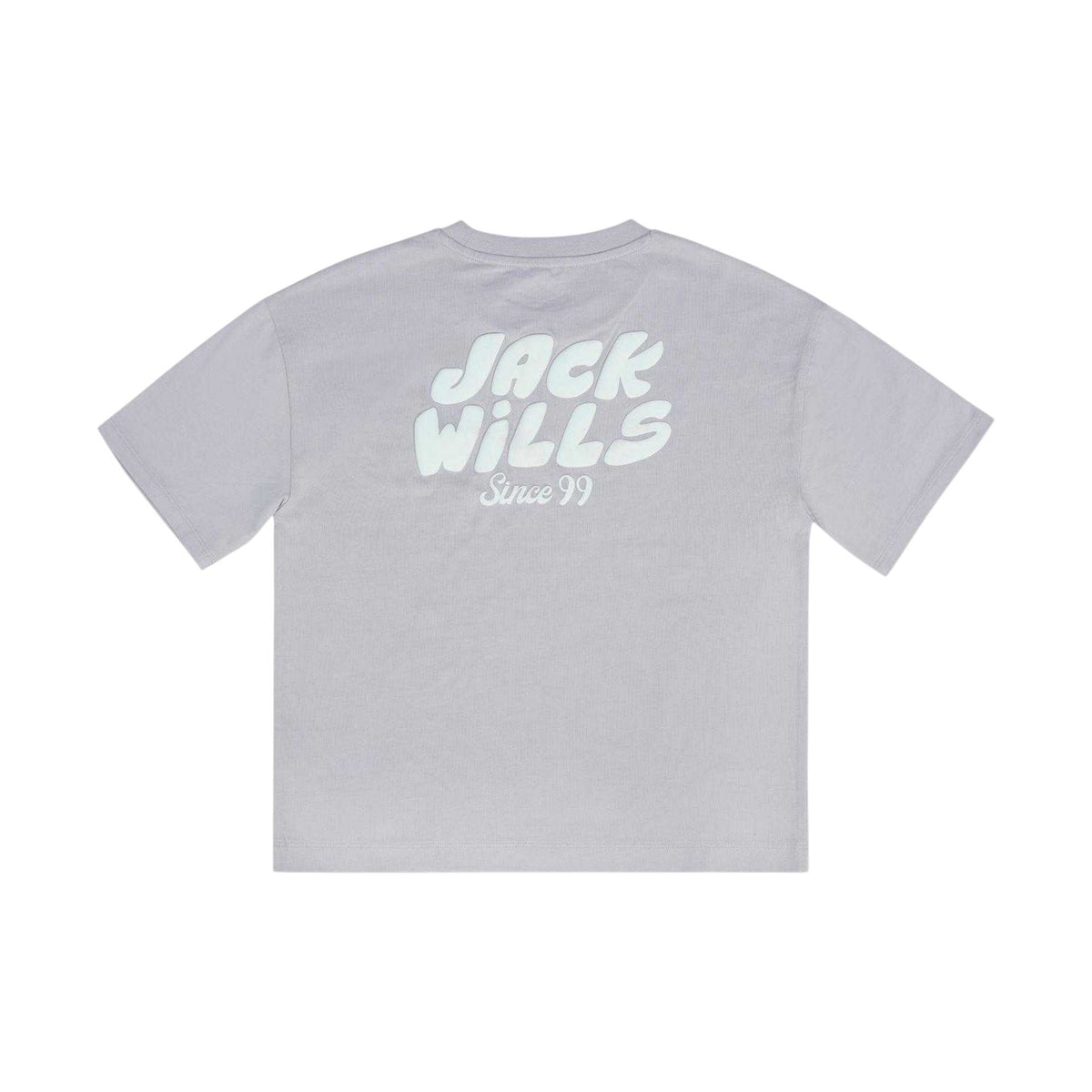 Lilac - Back - Jack Wills Childrens-Kids Short-Sleeved T-Shirt