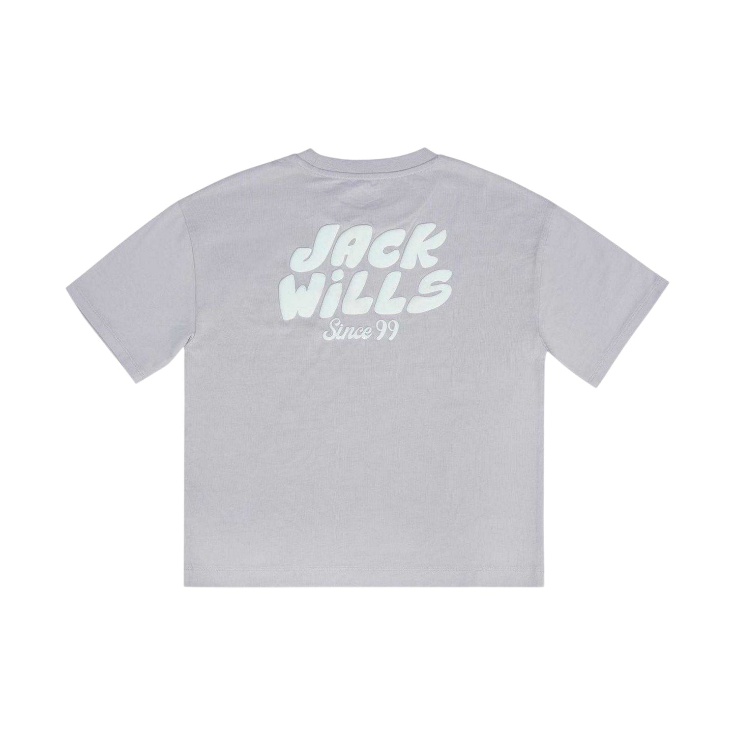 Lilac - Back - Jack Wills Childrens-Kids Short-Sleeved T-Shirt