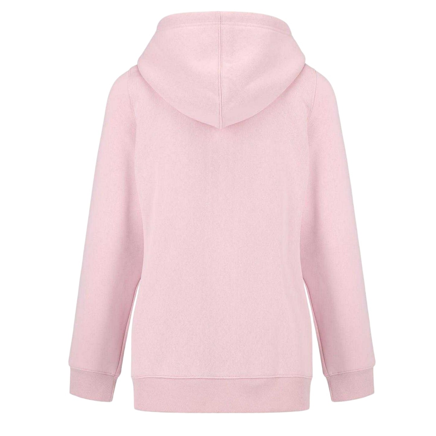 Baby Pink - Back - Slazenger Womens-Ladies Logo Fitted Full Zip Hoodie