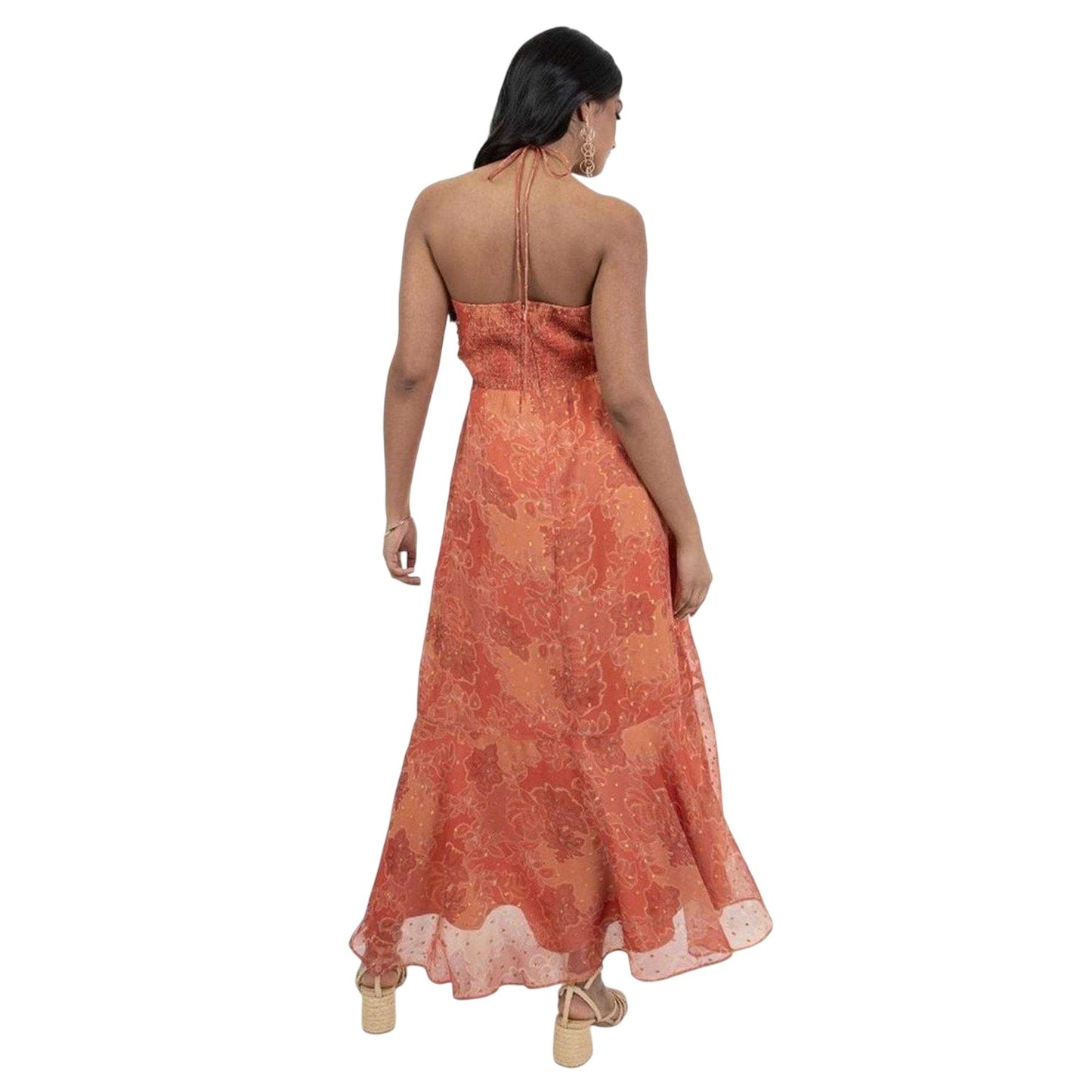 Rust - Back - Anaya With Love Womens-Ladies Midaxi Dress