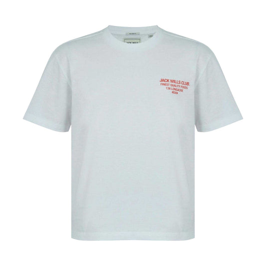 Blue - Front - Jack Wills Mens Oyster Oversized T-Shirt