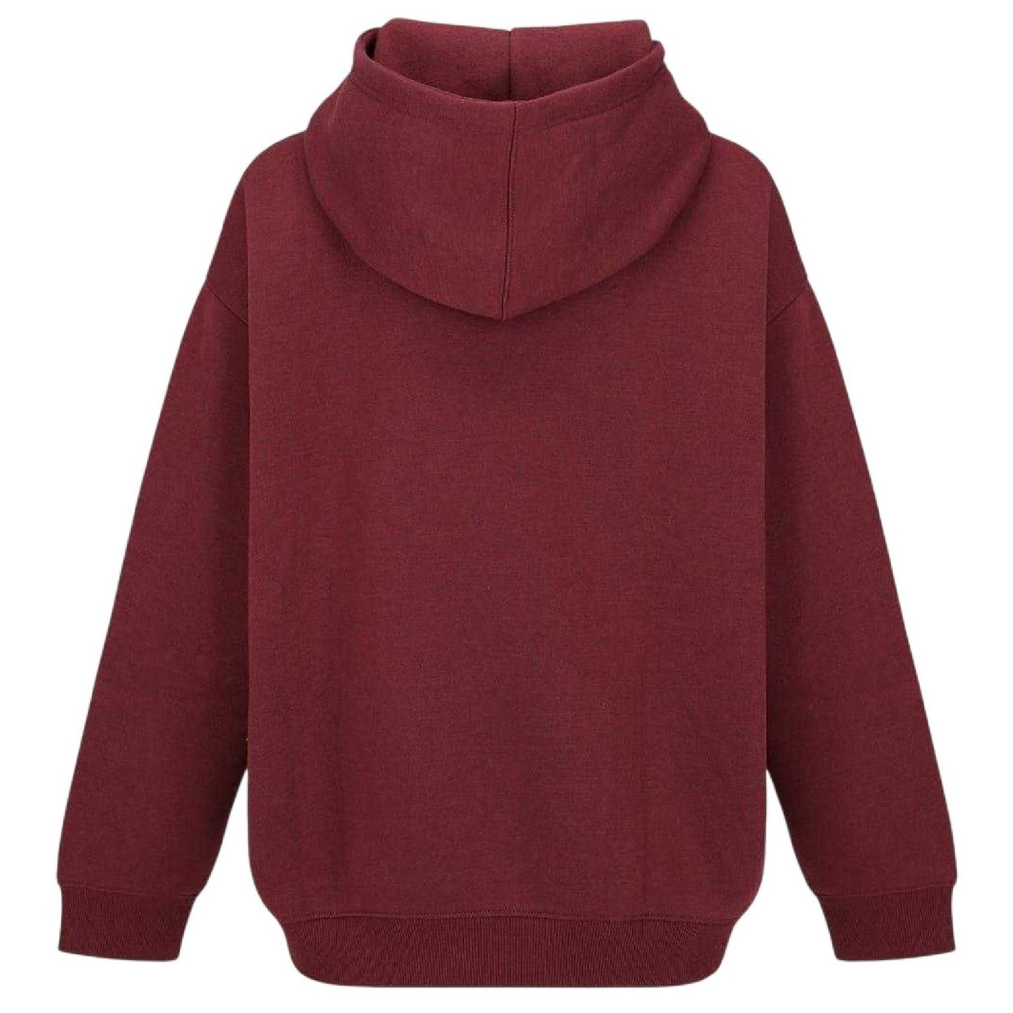 Burgundy - Back - Slazenger Womens-Ladies Logo Hoodie