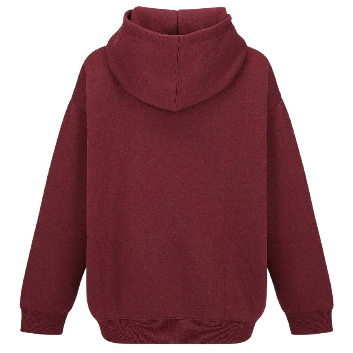 Burgundy - Back - Slazenger Womens-Ladies Logo Hoodie