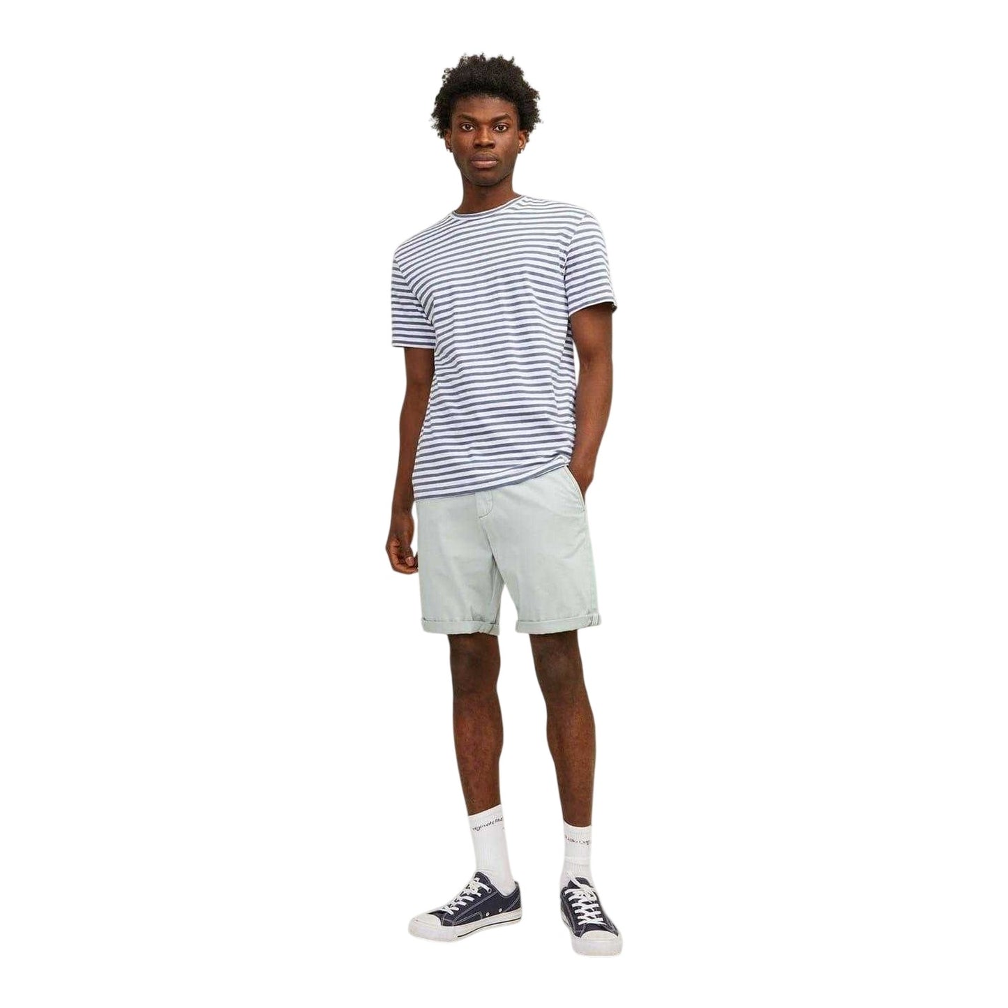 Desert Sage - Side - Jack And Jones Mens JJIBowie Chino Shorts