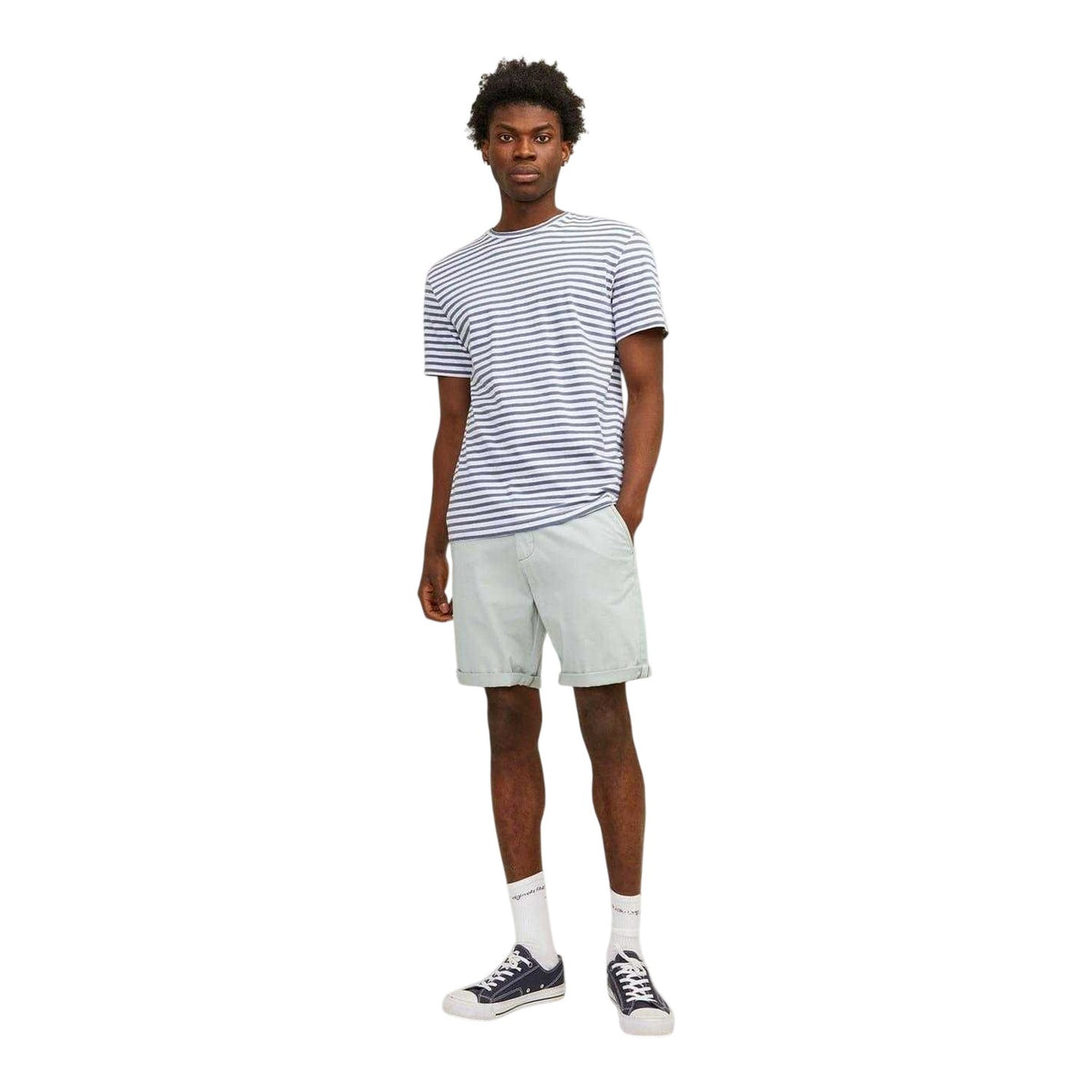 Desert Sage - Side - Jack And Jones Mens JJIBowie Chino Shorts