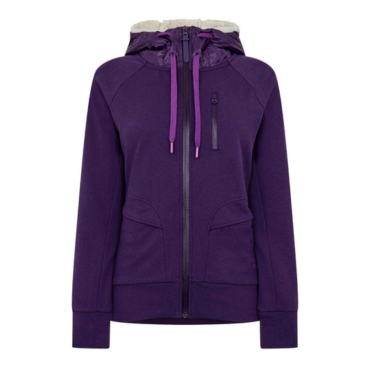 Purple - Front - Puma Womens-Ladies 13 Full Zip Hoodie