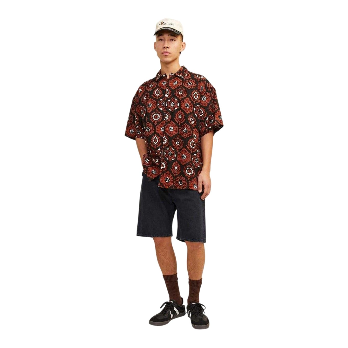 Black Denim - Side - Jack And Jones Mens Tony Jean Shorts