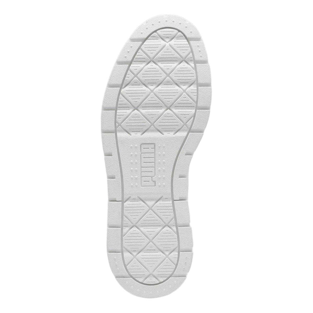 White - Lifestyle - Puma Womens-Ladies Karmen II Leather Platform Trainers
