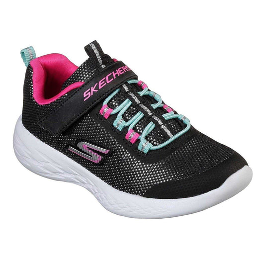 Black - Front - Skechers Childrens-Kids Go Run 600 Sparkle Trainers