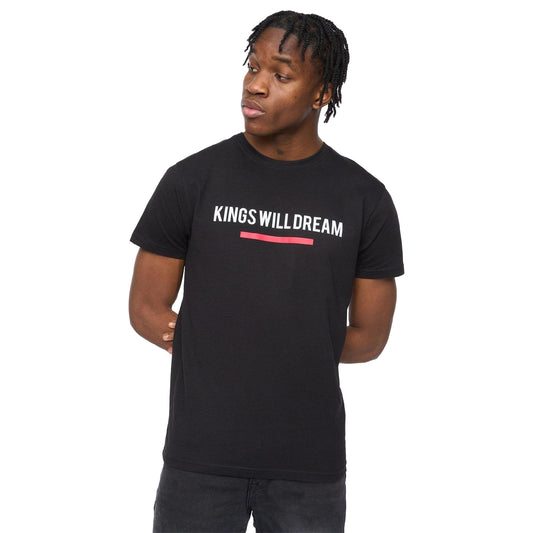 Black - Front - Kings Will Dream Mens Dollar Bill T-Shirt